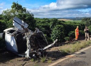 Grave acidente na MGC-179 deixa uma vítima fatal em Alfenas-MG