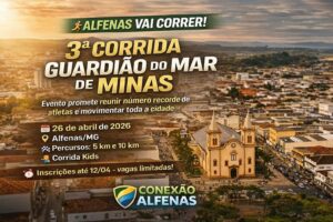 3ª Corrida Guardião do Mar de Minas promete movimentar Alfenas-MG com esporte, integração e cidadania