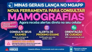 Minas Gerais lança ferramenta no MGApp que permite consultar mamografias e receber alertas para novos exames